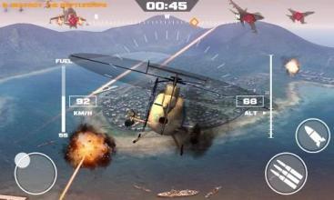 Gunship War Helicopter Shooting 3D截图