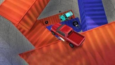 Beamng Drive Death Stair Car Speed Crash截圖4