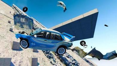 Beamng Drive Death Stair Car Speed Crash截圖3