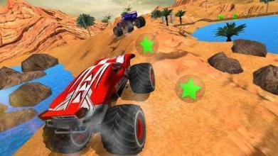 Uphill Monster Truck Racing 2018: Offroad Driving截图1