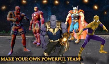 Real Future Superhero Street Fight- Thanos Battle截图4