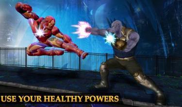 Real Future Superhero Street Fight- Thanos Battle截图2