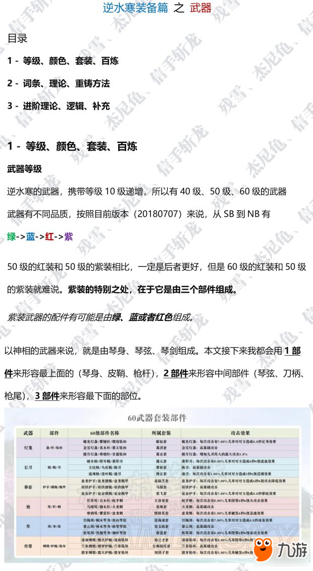 《逆水寒》断玉削金等词条定向重铸方法 逆水寒如何打造极品武器