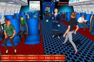 Virtual Air Hostess Career Airplane Attendant Sim截图1