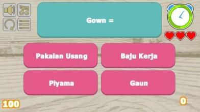 BAJU BAJUAN QUIZ - VOCAB / KOSAKATA BAHASA INGGRIS截图