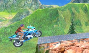 Pulsar Bike tricky Stunts : Indian hero racing 3D截图1