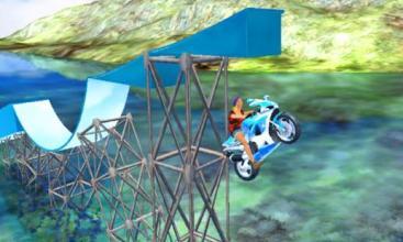 Pulsar Bike tricky Stunts : Indian hero racing 3D截图