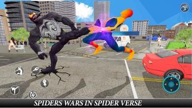 Venom Superhero Spider Web Slinger- Crime City War截图2