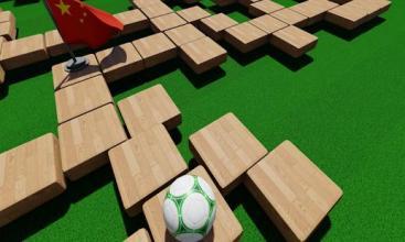 Soccer Rolling Ball- Football Roll 3D Puzzle Game截图4