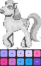 Pony Pixel Art - Unicorn Princess截图1