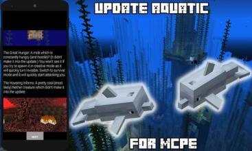 Addon Update Aquatic for MCPE截图3