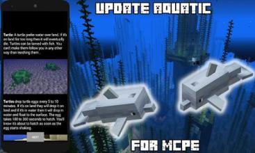 Addon Update Aquatic for MCPE截图1