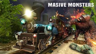 Uphill Sniper 3D: Monster Shooting Train Game截图