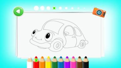 Car Coloring Book截图