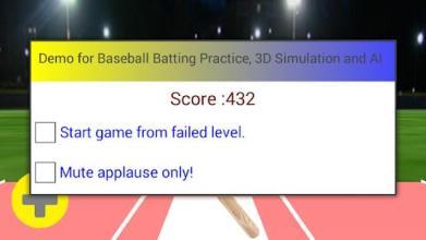 Demo for Baseball Batting Practice, 3D SL and AI截图2