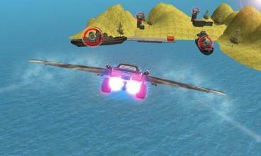 Futuristic Flying car - Flying shooter game截图4