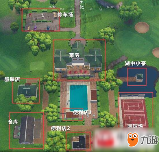 《堡垒之夜》悠闲运动场怎么玩  悠闲运动场打法点位推荐