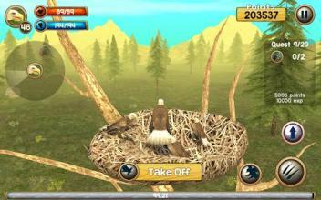 Wild Eagle Sim 3D截图3