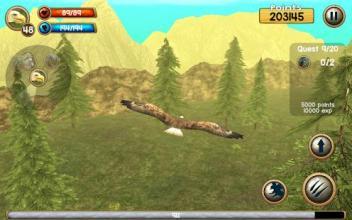 Wild Eagle Sim 3D截图2