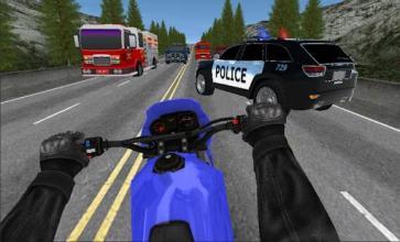 BIKERS vs COPS HD - 3D Racing Game截图4