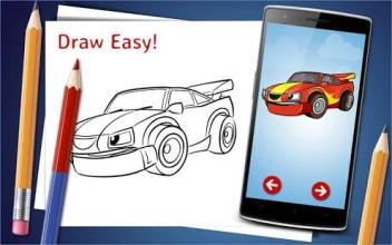 how to draw cartoon cars step by step drawing app