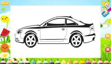 Best Cars coloring book for kids截图1