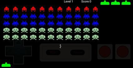 Invaders 8 bits Retro Game截图2