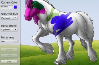 Interactive Horse Coloring Book截图