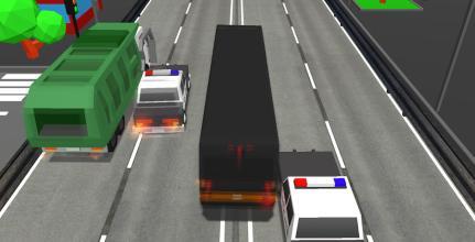 Blocky Cars Rush Drive截图2