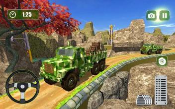 US Offroad Army Truck Driving Army Vehicles Drive截图