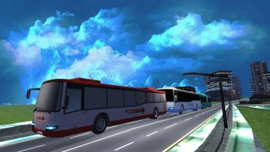 Extreme Stupid City Bus Racing Game截图3