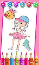 Girls Coloring Pages & Drawing Book For Kids截图