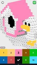 3D Color by Number with Voxels - Pixel Coloring截图