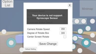 JoyStick and Gyroscope (Unity)截图1