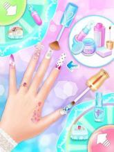 Princess Nail Salon - Fashion Nail Art Design Game截图1