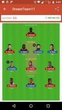 DreamTeam11 - Fantasy Match Playing 11 Prediction截图1