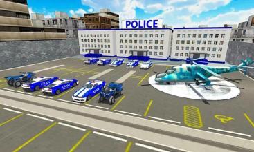 US Police Car Transport Cargo Ship Simulator截图