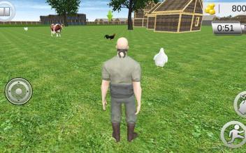 Rooster Thief Wild Rooster Run 3D – Angry Chicken截图1