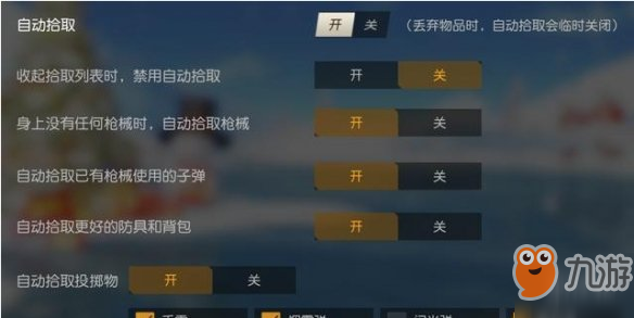 《荒野行動(dòng)》自動(dòng)拾取作用是什么 自動(dòng)拾取作用詳解