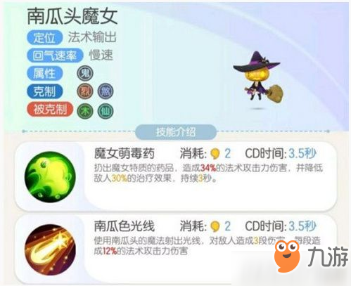 一起来捉妖南瓜头魔女技能是什么 南瓜头魔女技能介绍