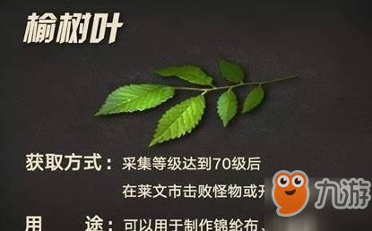 明日之后榆树叶怎么得 获取方法介绍