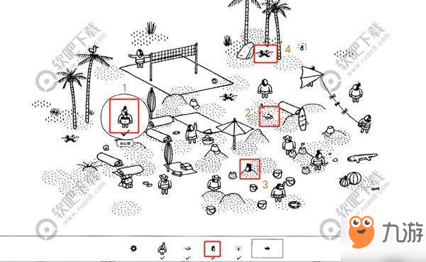 《隱藏的家伙》海灘怎么過 海灘通關(guān)圖文攻略