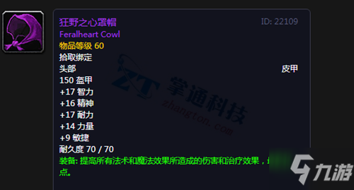 《魔獸世界》狂野之心罩帽屬性好不好 狂野之心罩帽屬性分享