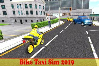 Bike Taxi Rider Sim 2019截图1