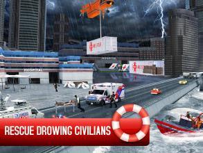 Hurricane Flood Emergency Rescue Duty  911截图2