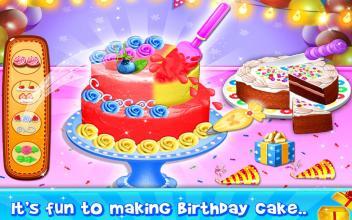 Birthday Cake Maker  Dessert cooking games截图2