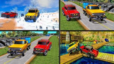 Offroad 6x6 Truck Driving Simulator 19截图3