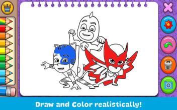 PJ Heros Masks ColoringBook截图1