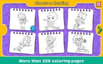 PJ Heros Masks ColoringBook截图