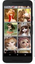 Cute Dolls Jigsaw And Slide Puzzle Game截图